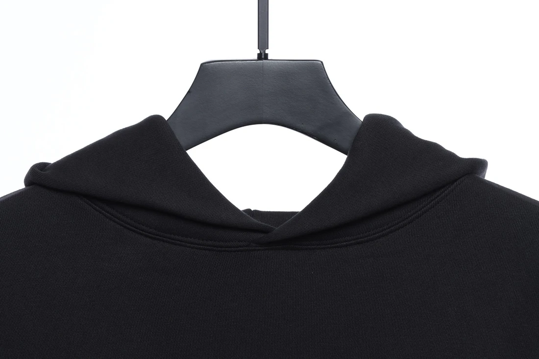 fear of god essentials photo pullover hoodie (fw19) black