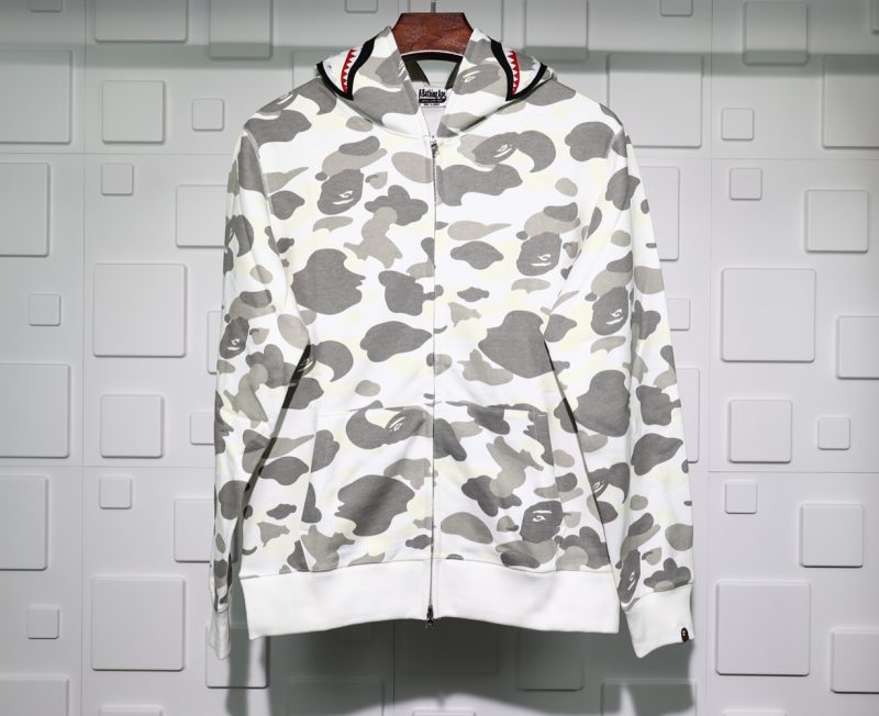 a bathing ape bape shark 1st camo hoodie replica