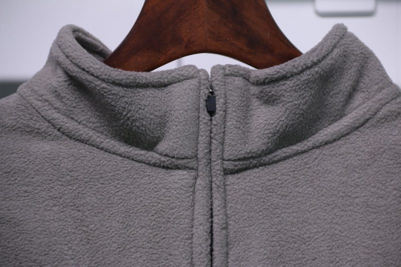 fear of god essentials polar fleece half-zip sweater replica