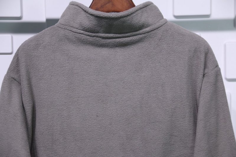 fear of god essentials polar fleece half-zip sweater replica