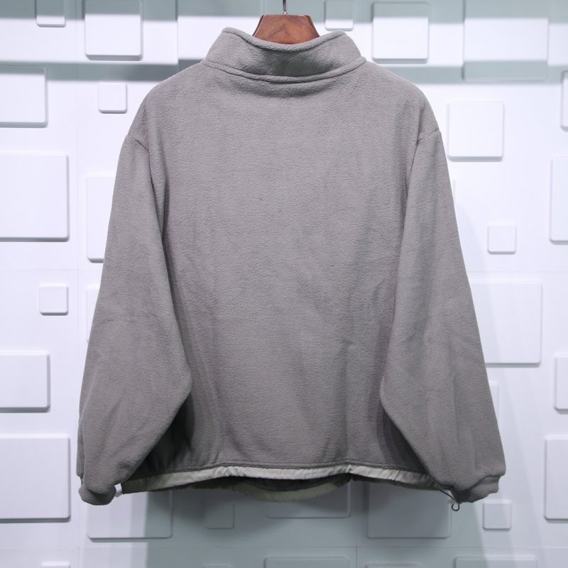 fear of god essentials polar fleece half-zip sweater replica