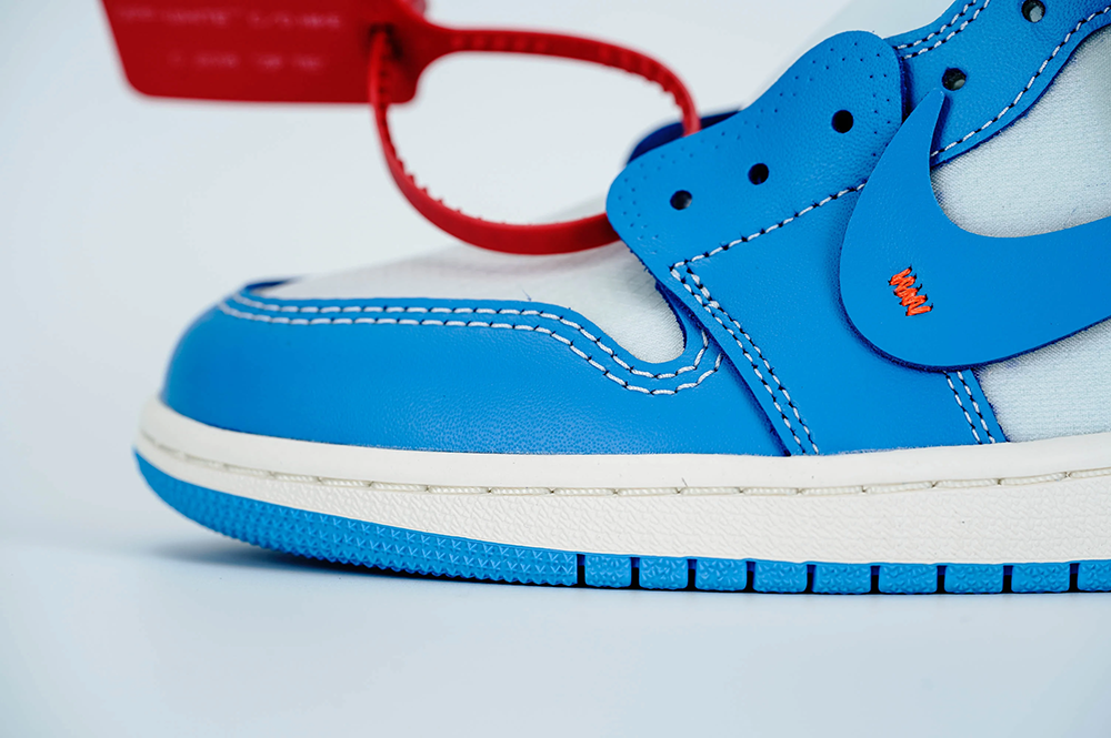 air jordan 1 off-white blue “unc” university blue replica