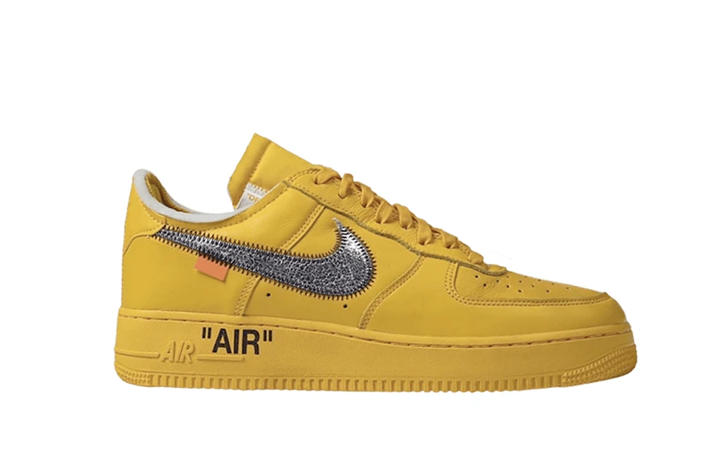 off-white x nk air force 1 “university gold” replica