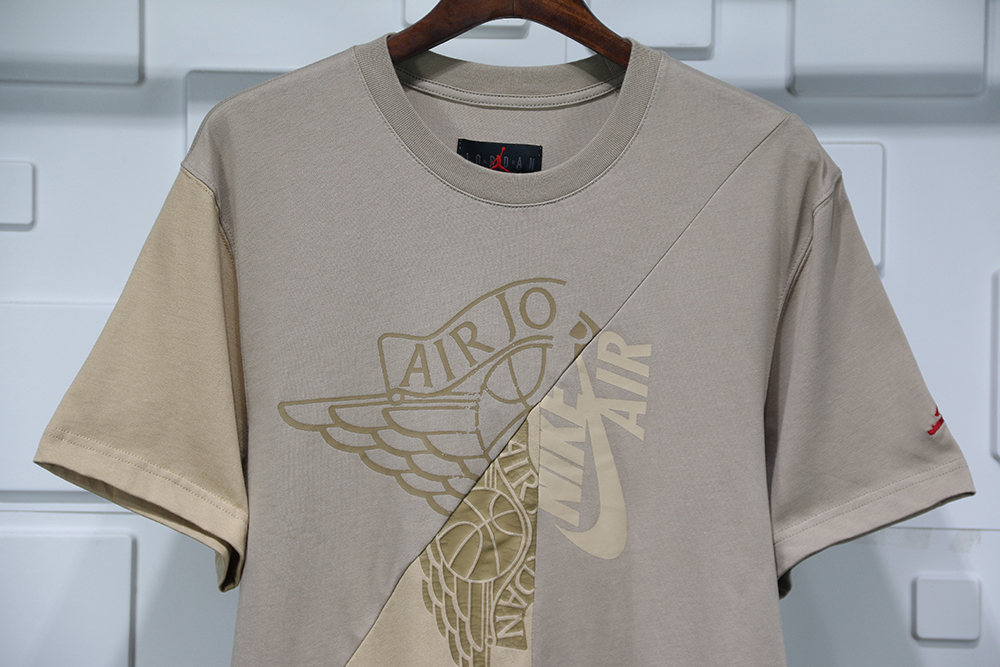 travis scott cactus jack x jordan t-shirt khaki/desert replica