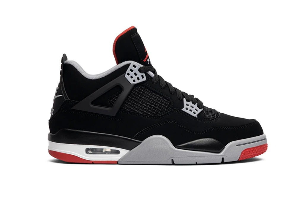 jordan 4 retro bred (2019) replica