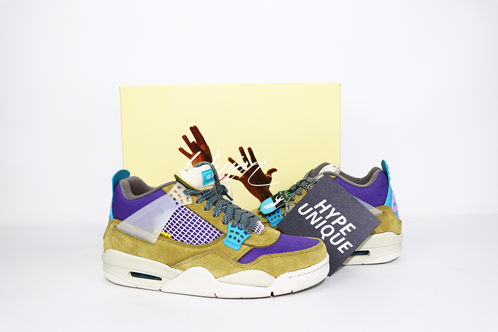 jordan 4 retro sp 30th anniversary union desert moss replica