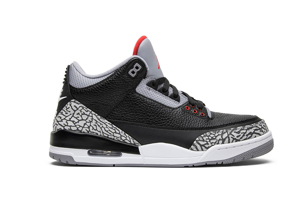 air jordan 3 black cement replica