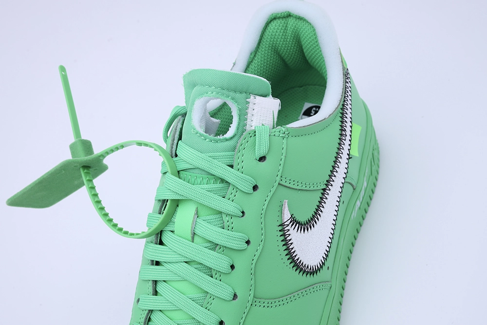 air force 1 low off-white light green spark quality replica