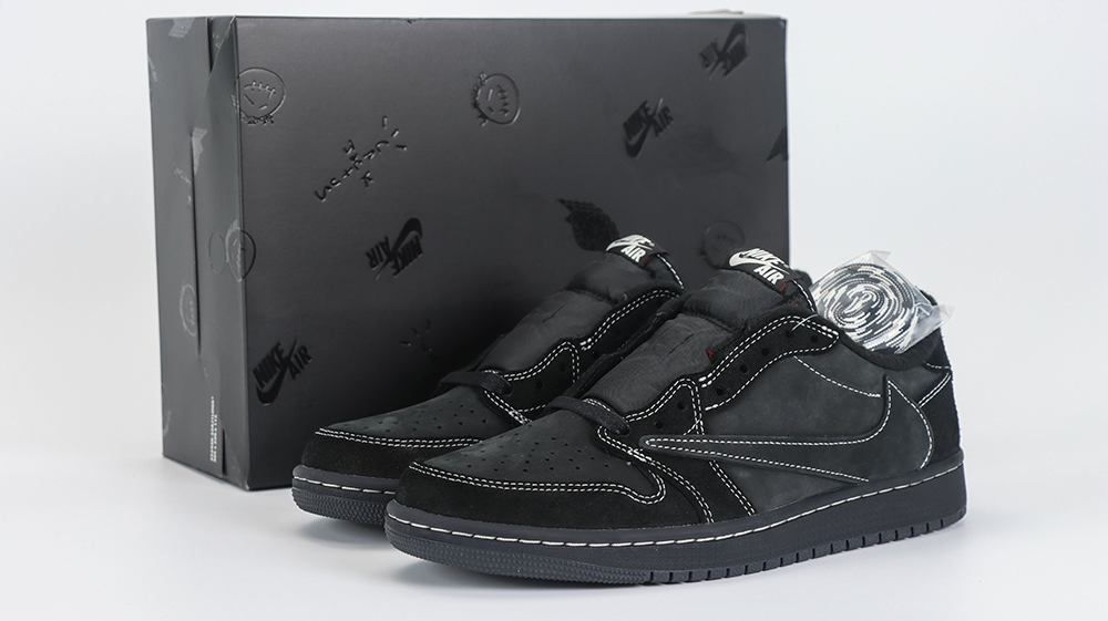 1:1 jordan 1 low travis scott black phantom replica