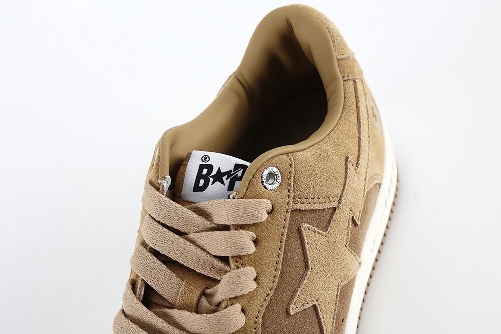 bape sta beige suede reps