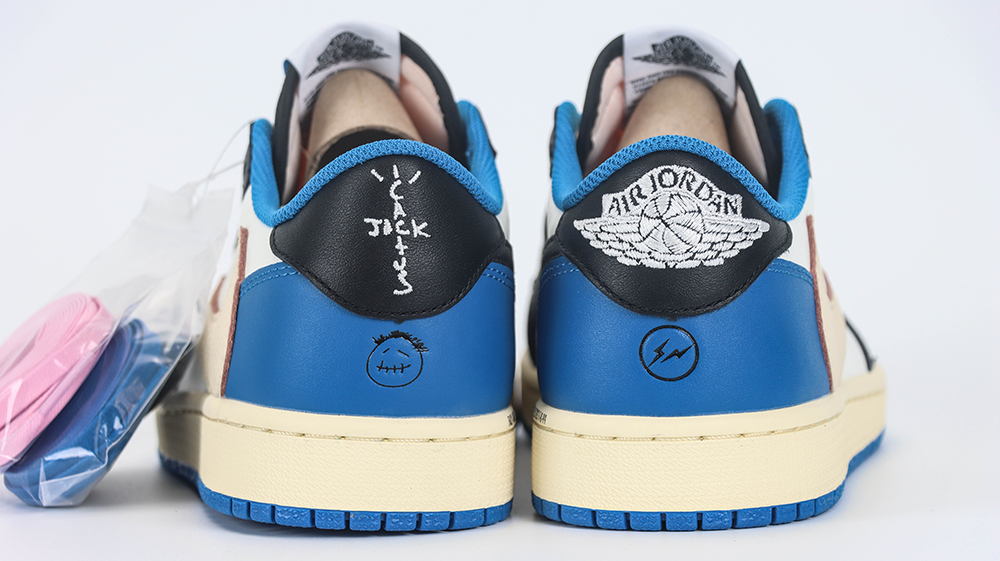 travis scott fragment design jordan 1 reps low