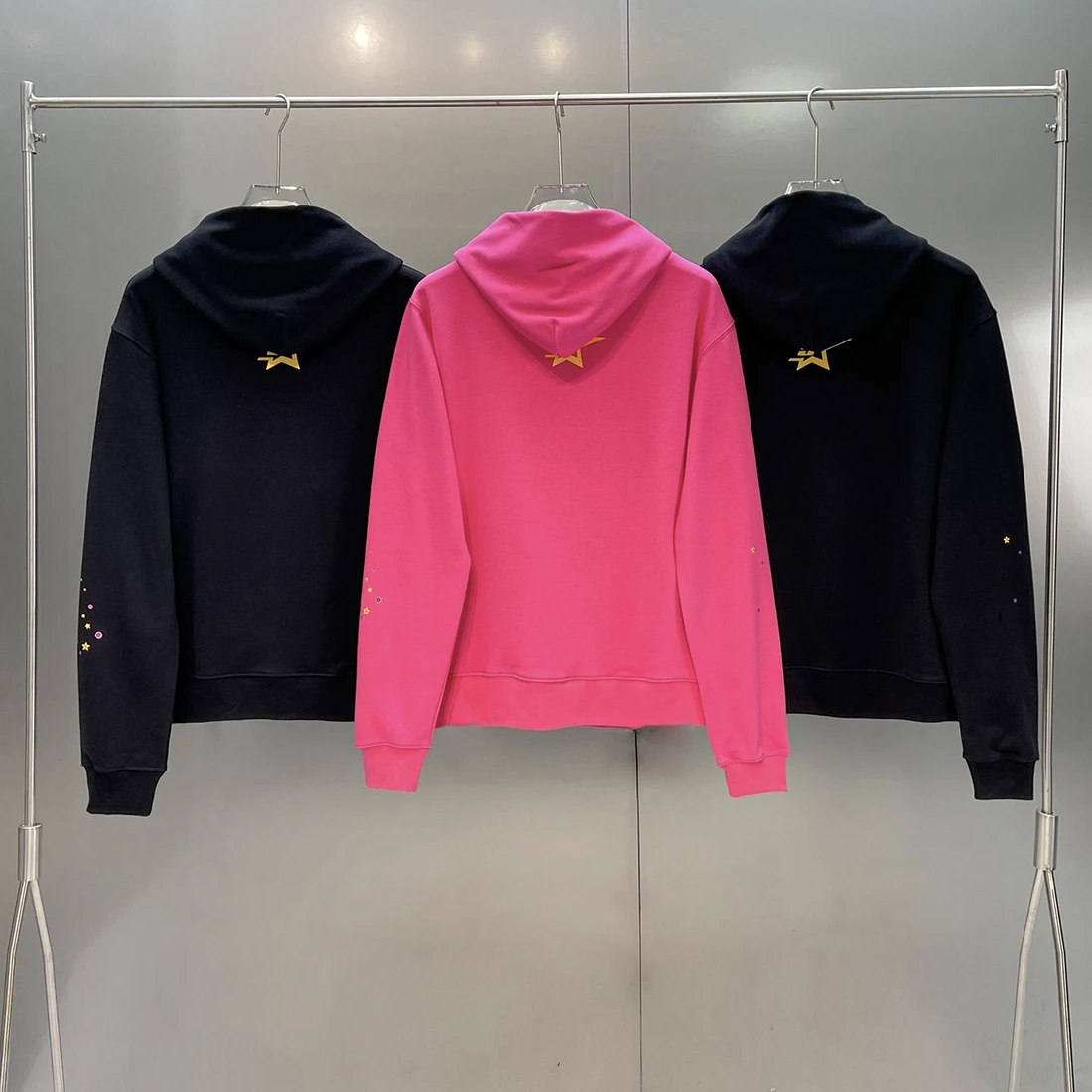 sp5der hoodie  pink and black reps