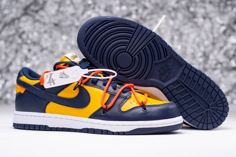 off-white low “university gold” dunk