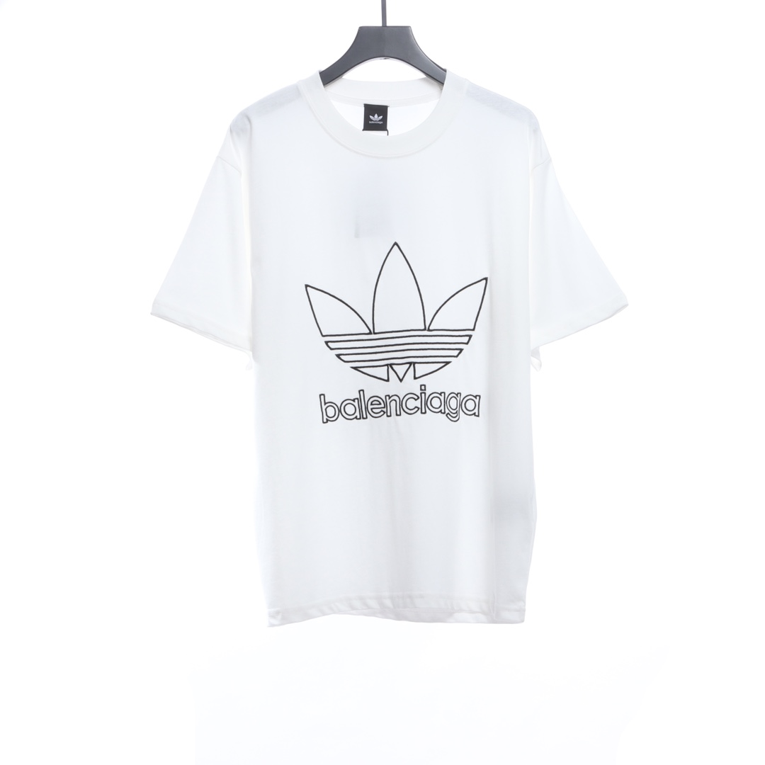 clover brand logo embroidery short sleeve