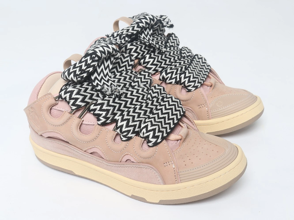 lanvin curb sneakers ‘pink’ reps