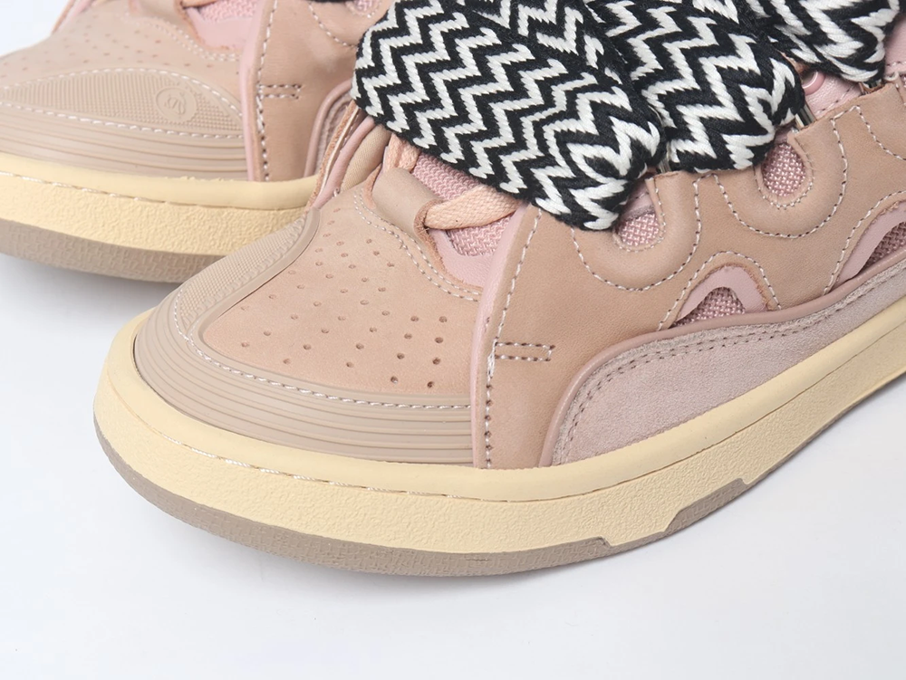 lanvin curb sneakers ‘pink’ reps