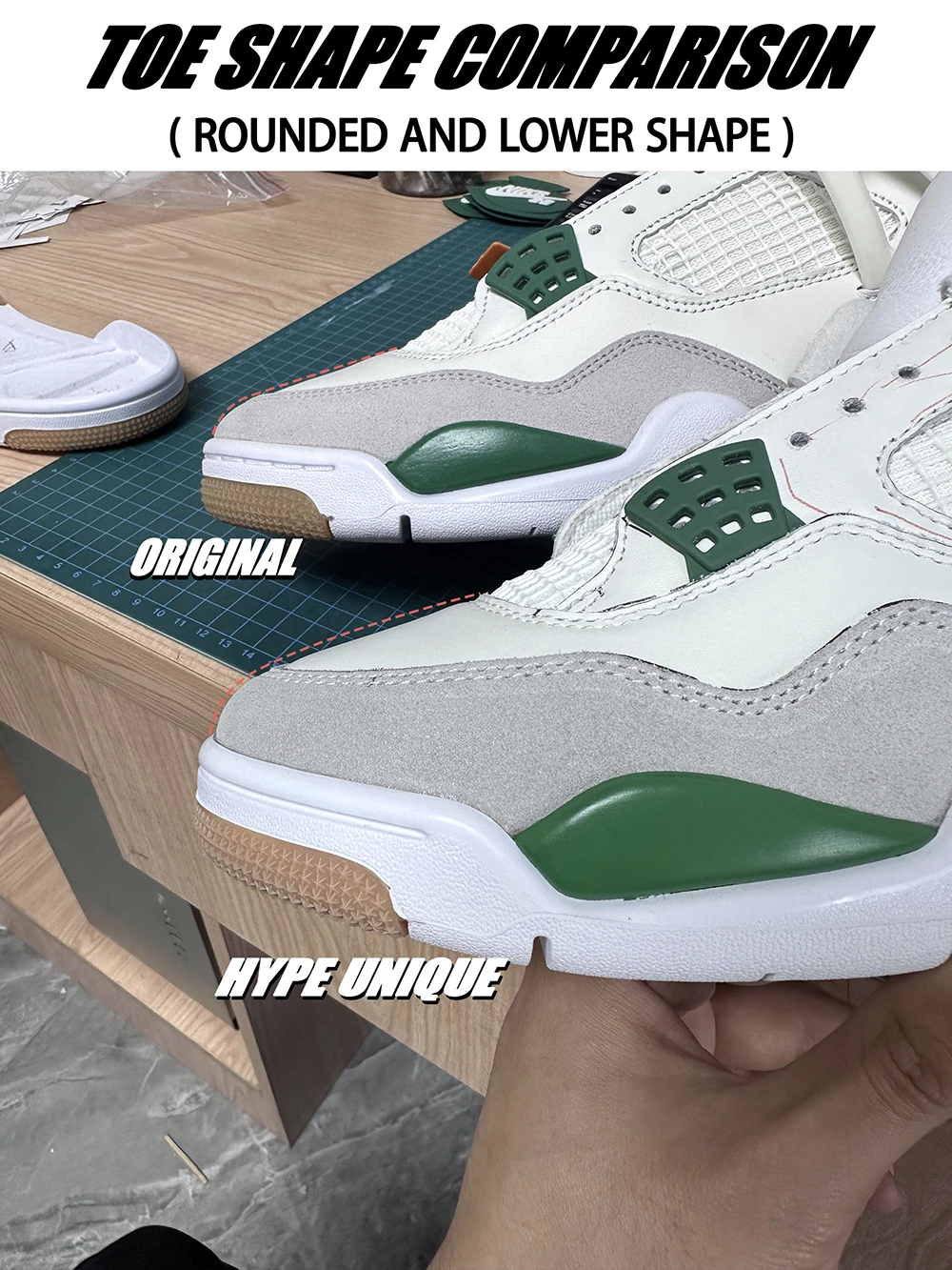 jordan 4 retro sb pine green replica