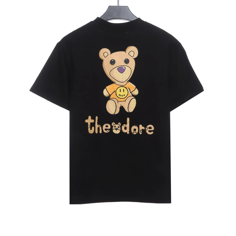 cartoon funny bear print t-shirt