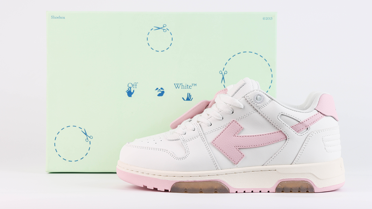 off-white wmns out of office ‘white pink’ reps