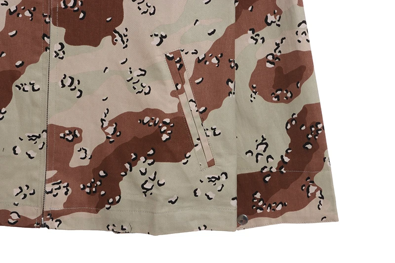 gallery dept camouflage print zipped jacket