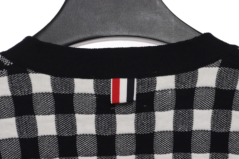 checkerboard cardigan