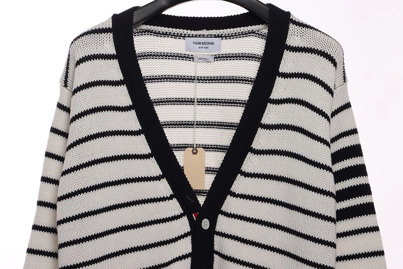 retro striped cardigan sweater