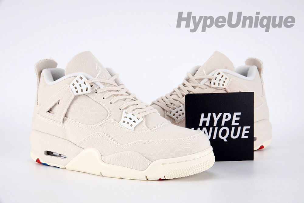 air jordan 4 retro ‘blank canvas’ replica