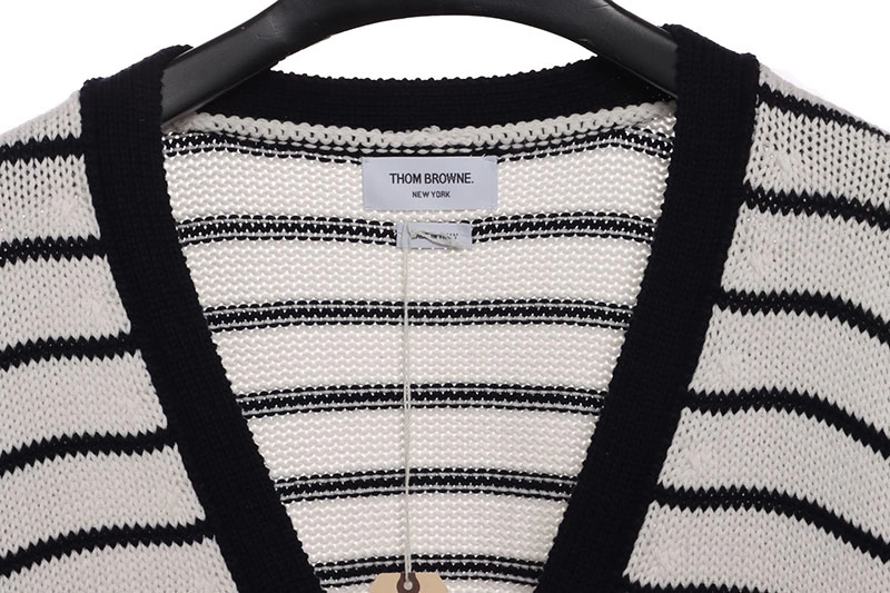 retro striped cardigan sweater