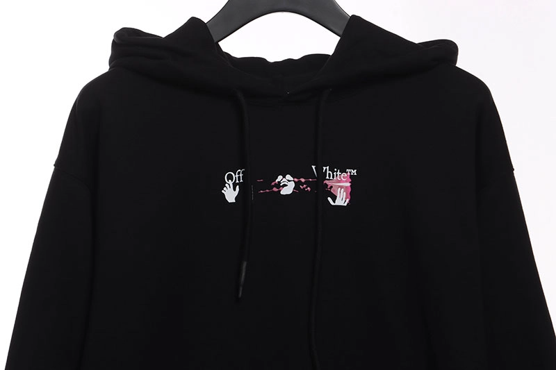 off white acrylic arrow hoodie reps