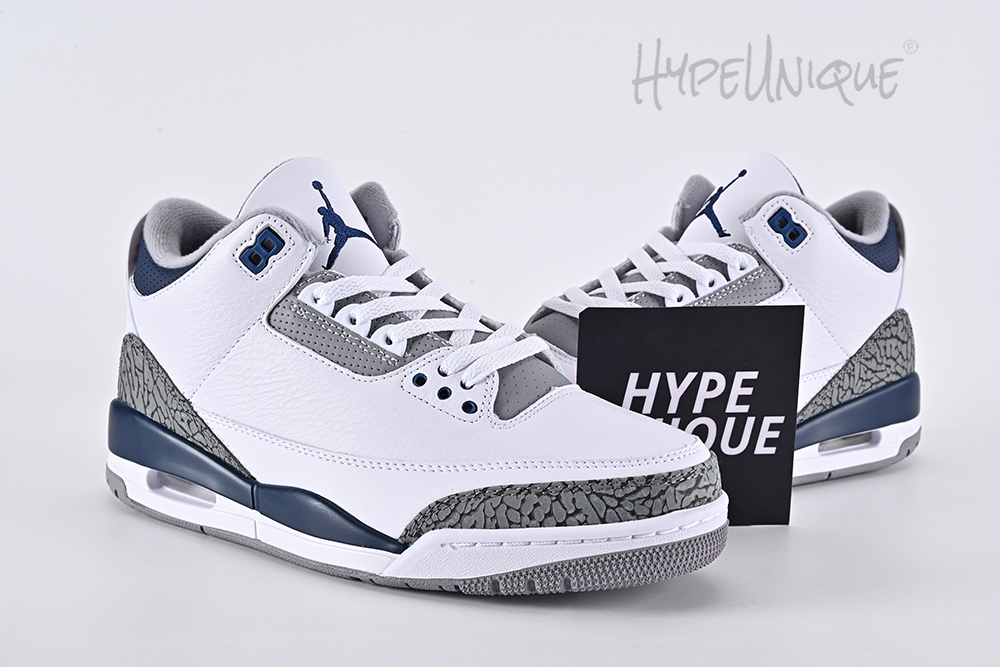 air jordan 3 “midnight navy” replicas