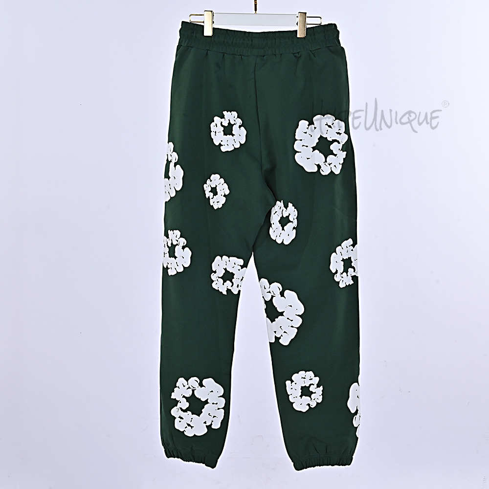 denim tears cotton wreath sweatpants “green”