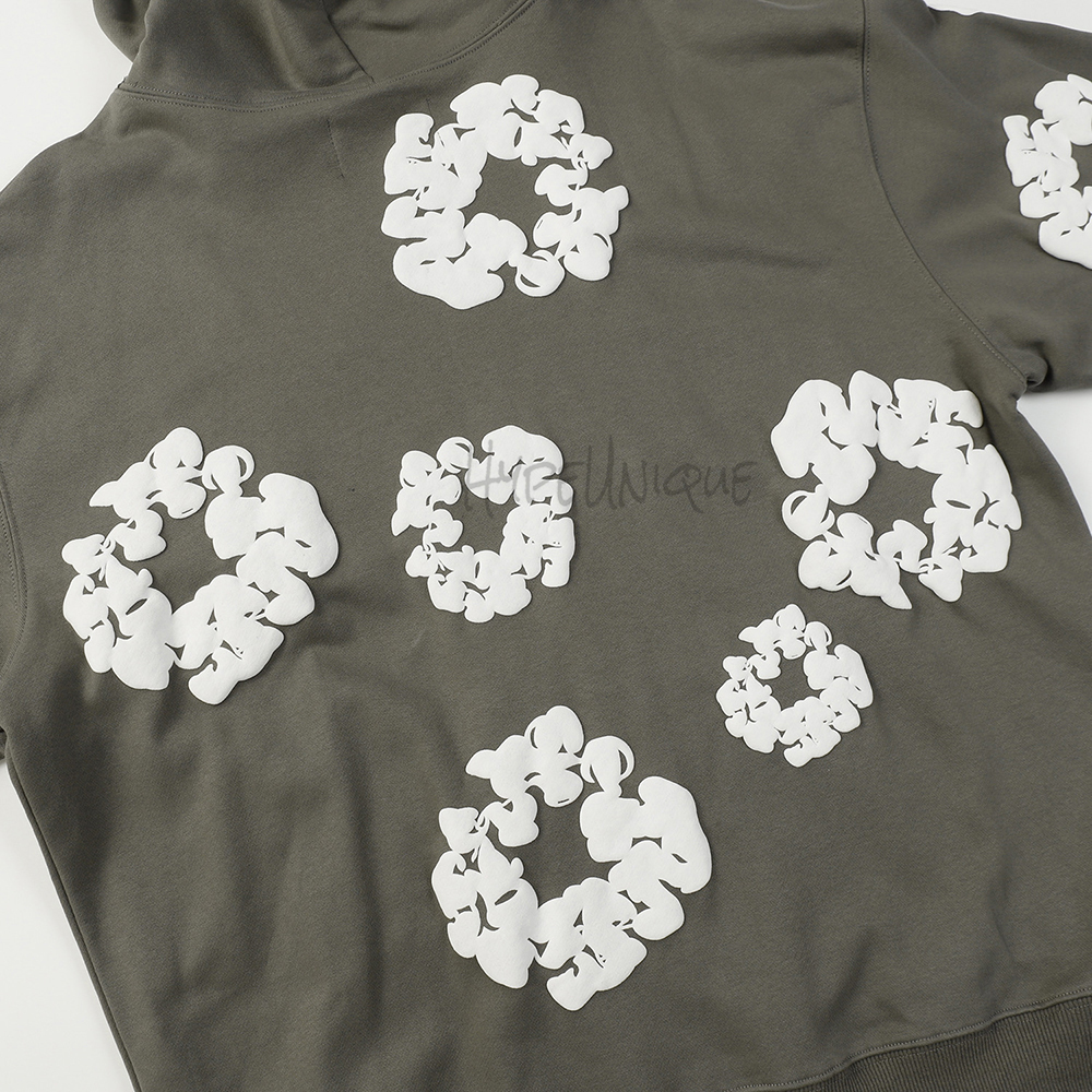 denim tears the cotton wreath hoodie ‘dark gray’