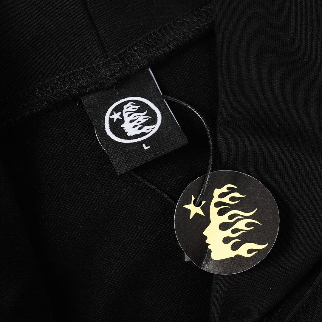 hellstar brainwashed hoodie black