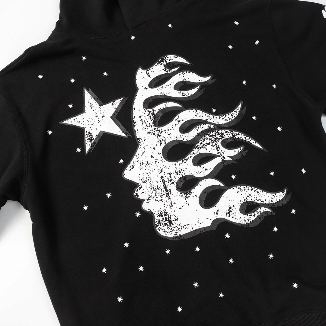 hellstar brainwashed hoodie black