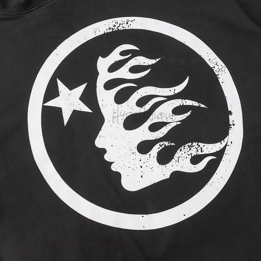 hellstar starry night hoodie black