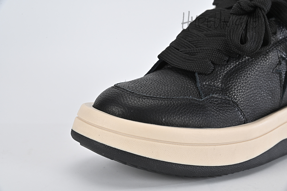 rick owens x turbowpn mid ‘black ‘