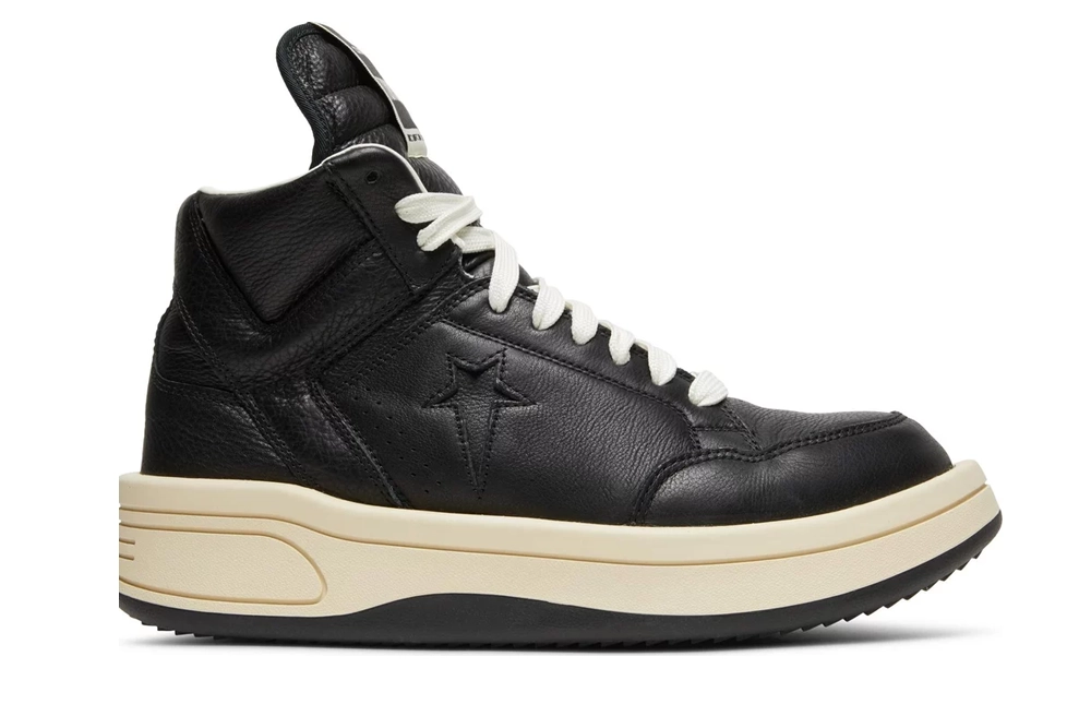 rick owens x turbowpn mid ‘black ‘