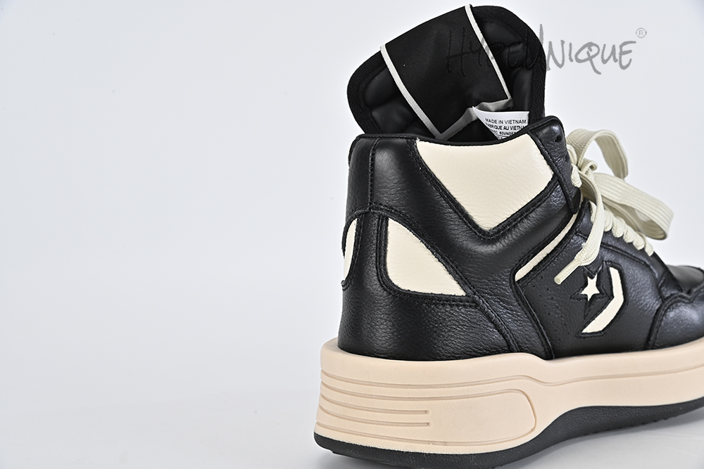 rick owens x turbowpn mid ‘black cloud cream’