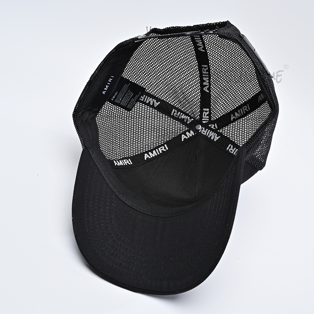 amiri  logo-patch cap black