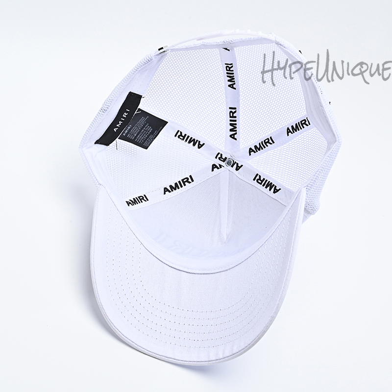 amiri  logo-patch cap white