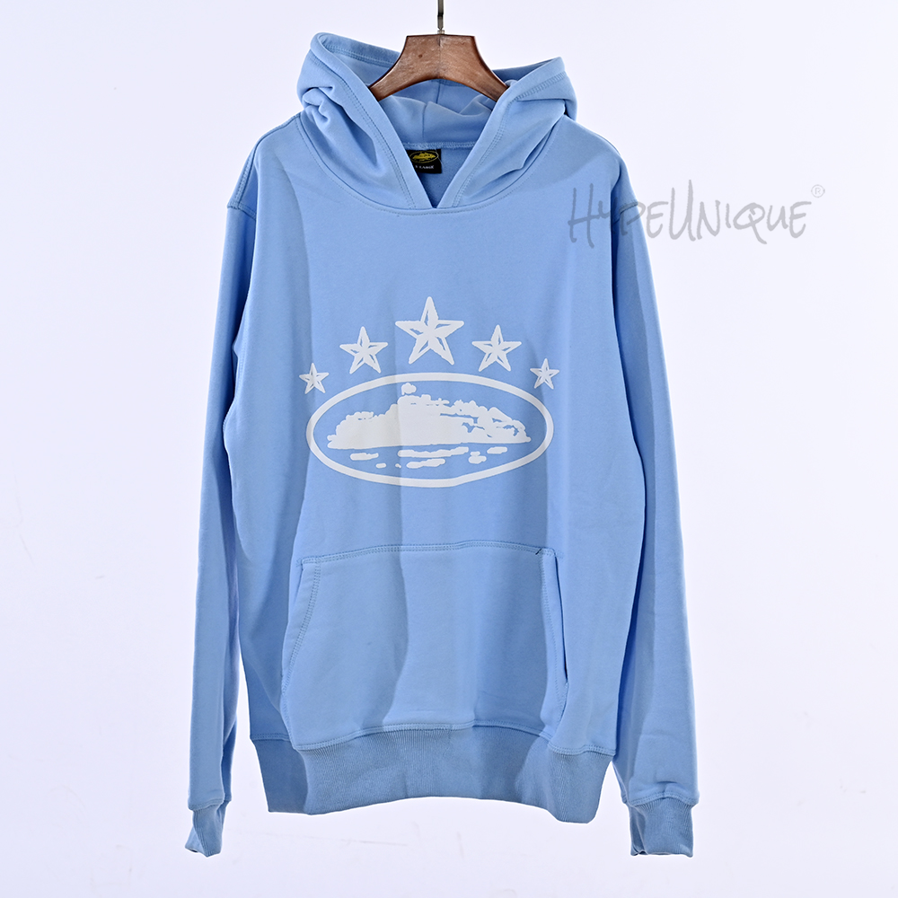 corteiz 5 starz alcatraz bottoms llight blue