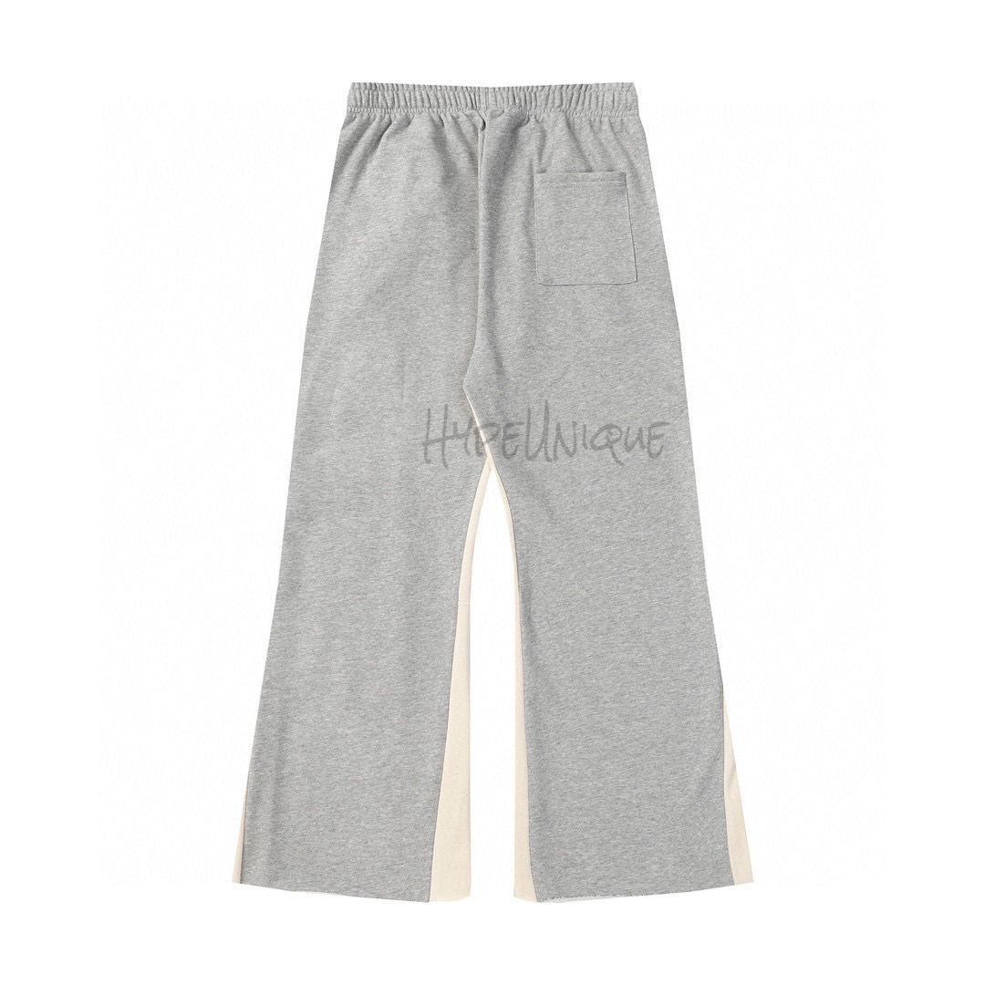 hellstar grey flare sweatpants grey