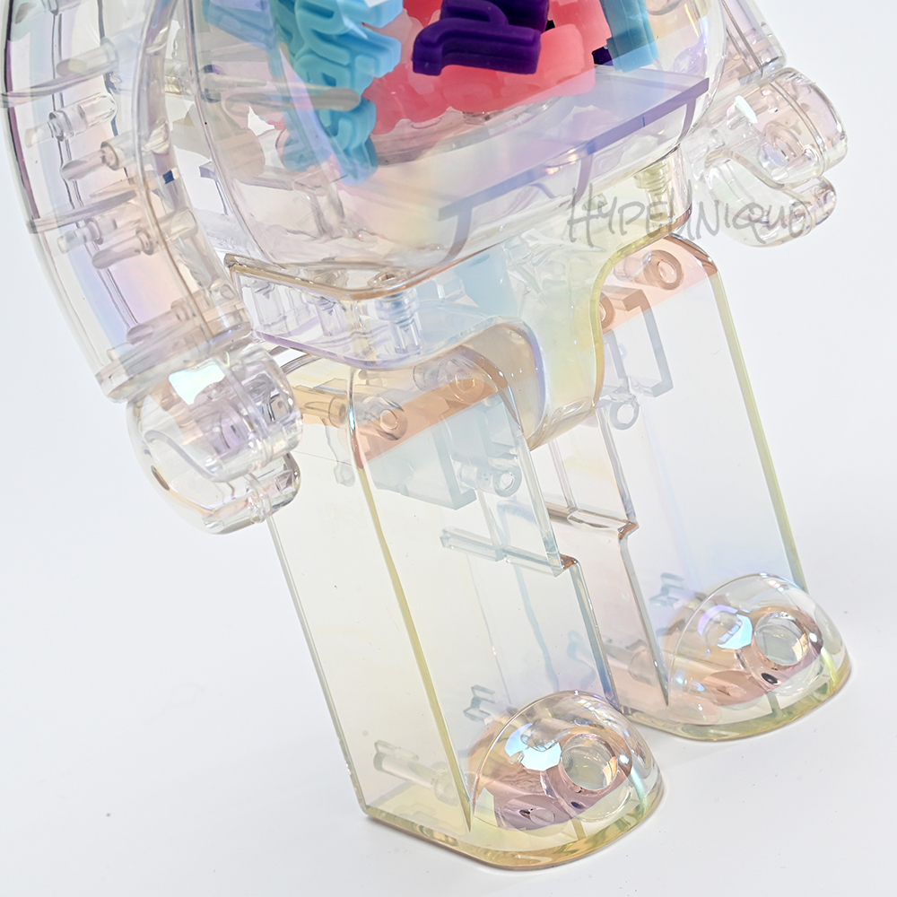 bearbrick x-girl iridescent 1000% & 400%