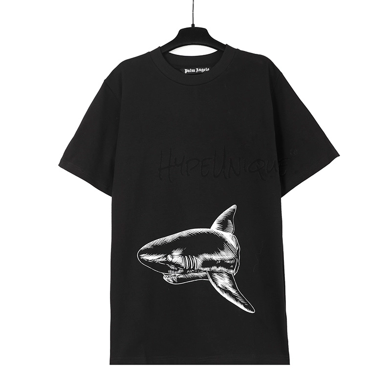 palm angels shark t-shirts