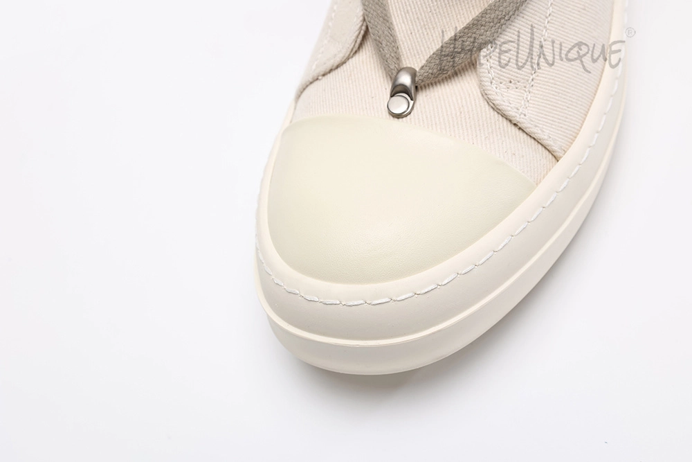 rick owens drkshdw strobe cotton nylon hexa high ‘pearl milk’