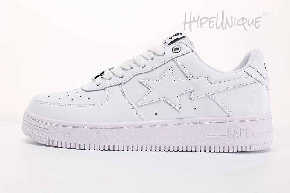 bapesta air force “white” reps