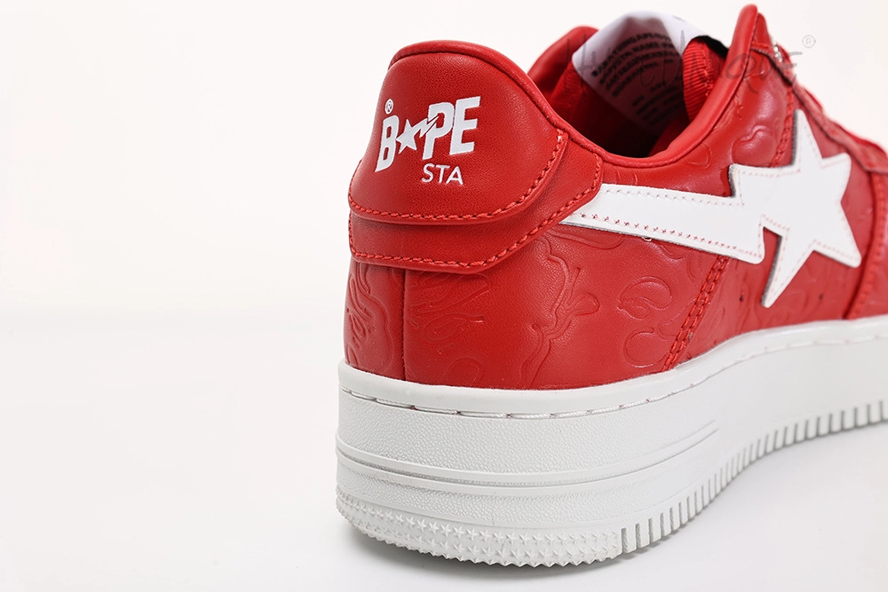 bape sta low #3 line camo red replica