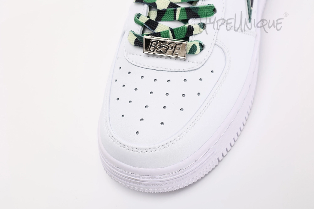 bape sta low white abc camo green reps