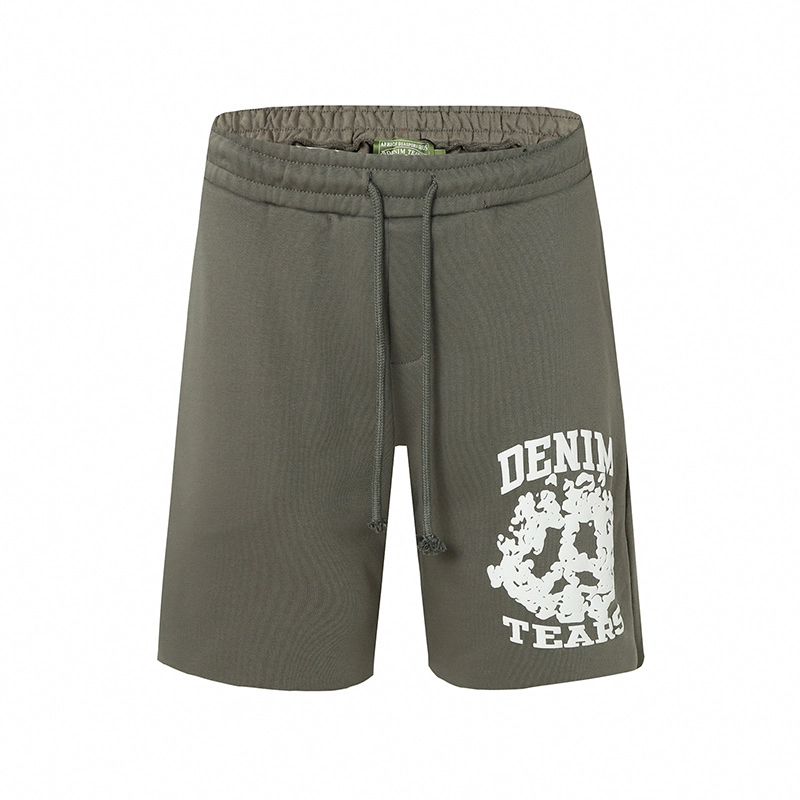 denim tears cotton logo shorts