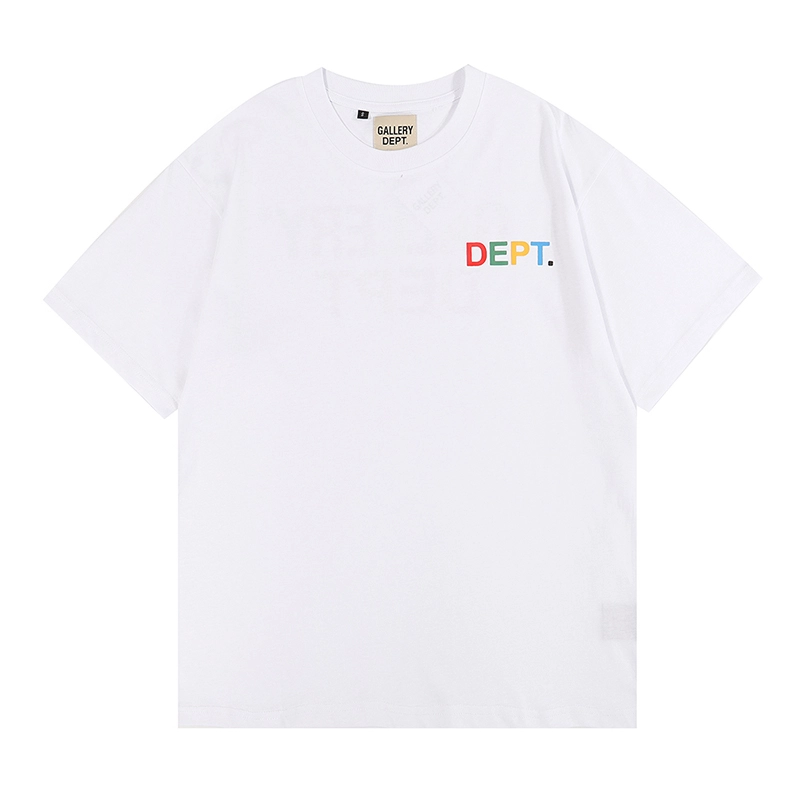 gallery dept color logo printing t-shirt reps